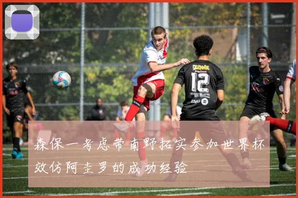 森保一考虑带南野拓实参加世界杯效仿阿圭罗的成功经验